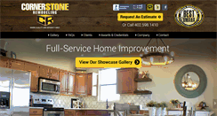 Desktop Screenshot of cornerstoneremodelers.com